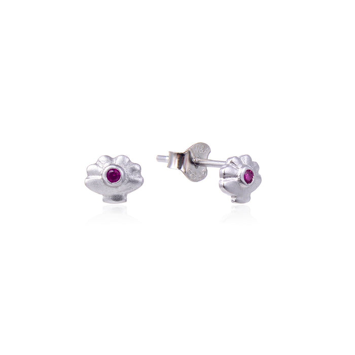 Minna stud earrings silver