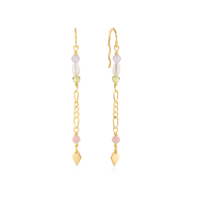 Alberta earrings gold plated