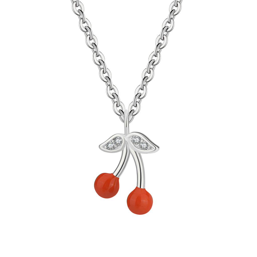 Cherry Orange Necklace