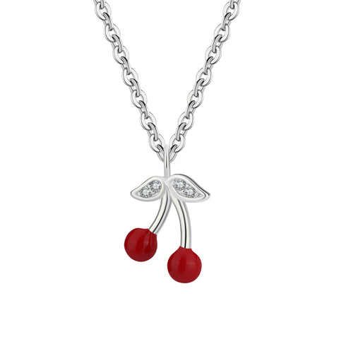 Cherry Red Necklace