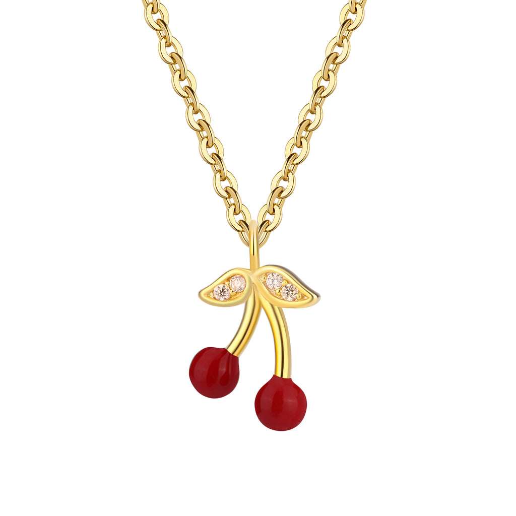 Cherry Red Necklace