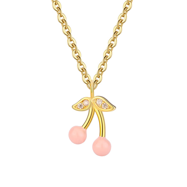 Cherry Light Pink Necklace