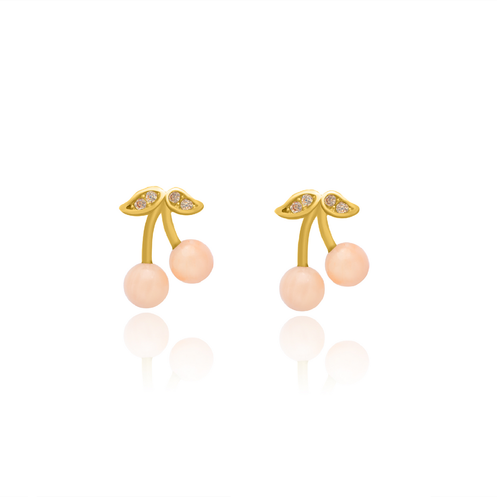 Pink cherry Earrings