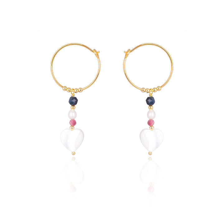 Filucca earrings gold plated