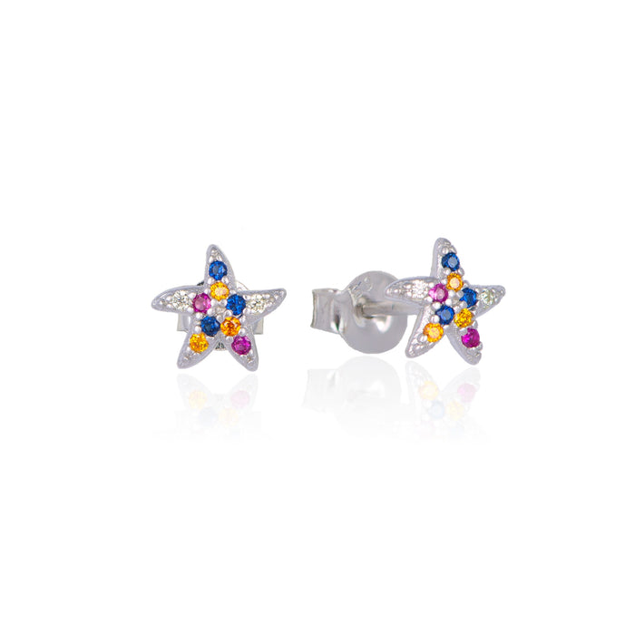 Sabine stud earrings silver