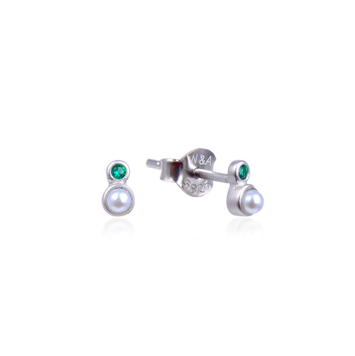 Helena stud earrings silver