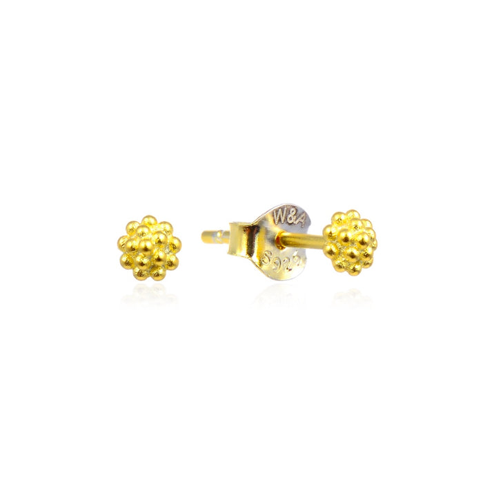 Ida stud earrings gold plated
