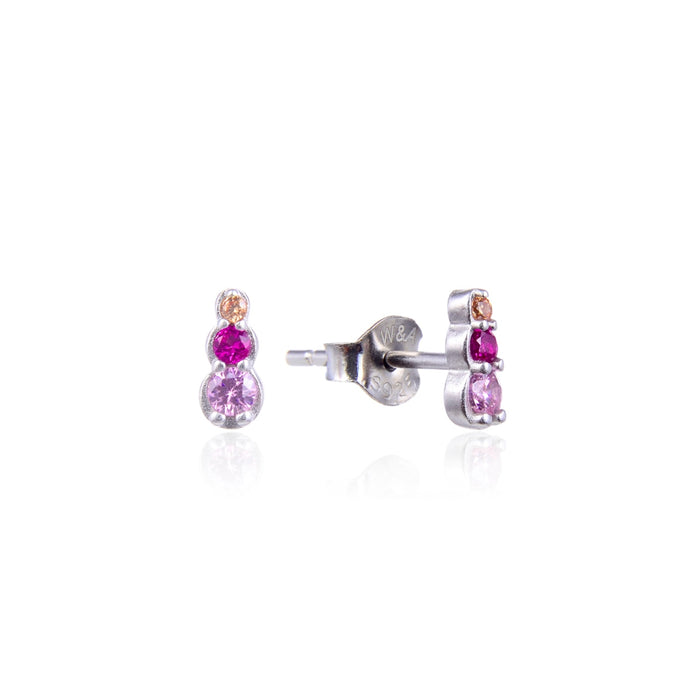 Oda earrings silver